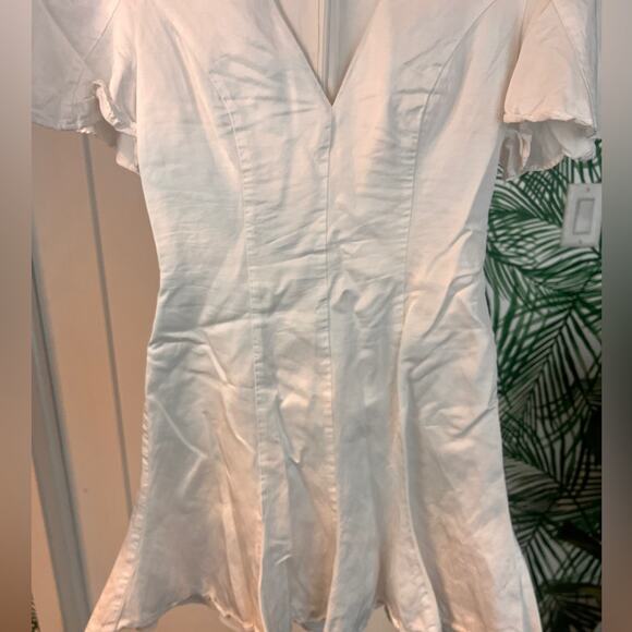 Keepsake The Label Ivory Magnetic Sleeve Mini Dress XS - Picture 4 of 11
